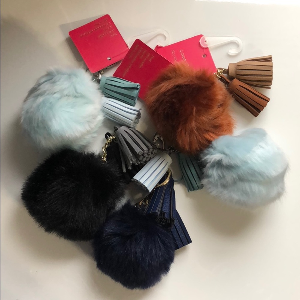 New Pompom Keychain charms